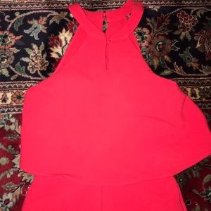 Red JOA romper/playsuit